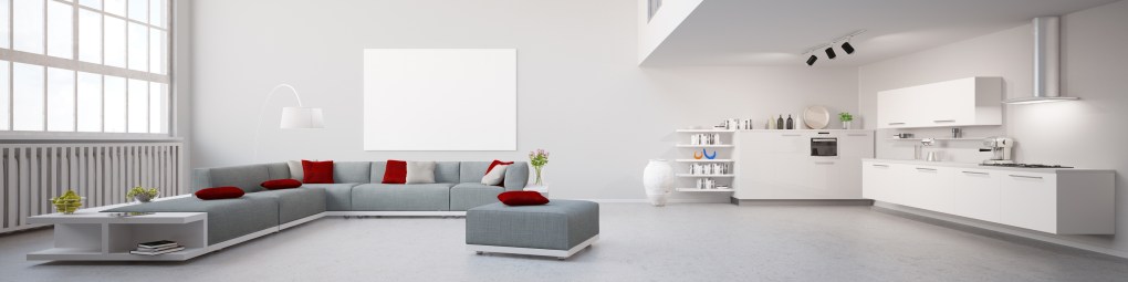 Interior Loft Apartment Panorama